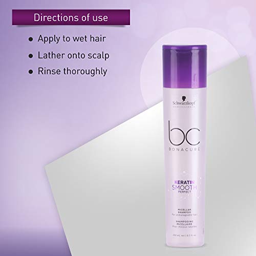 Schwarzkopf Professional Bc Keratin Smooth Perfect Micellar Shampoo 250 Ml - 1 Unidad