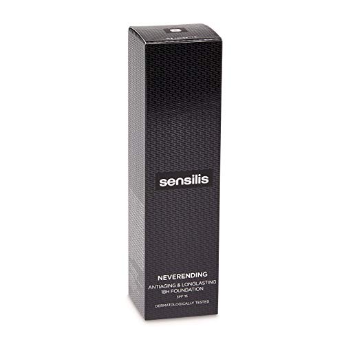 Sensilis Neverending Base Maquillaje Antiedad 03 Noisette SPF 15, 30 ml