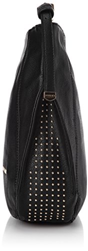 Sisley Osaka, Bolso Bandolera para Mujer, Negro, Talla única