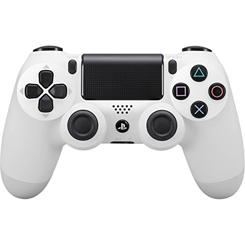 Sony - Dualshock 4 V2 Mando Inalámbrico, Color Blanco (Glacier White) PS4 - Edición Exclusiva Amazon