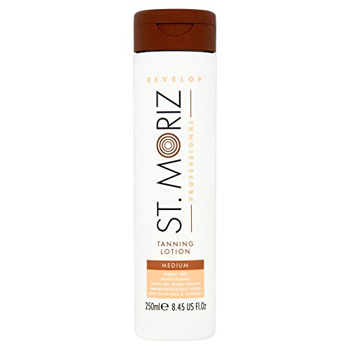 St. Moriz Autobronceador Loción Medium - 250 ml, Color Blanco/Marrón