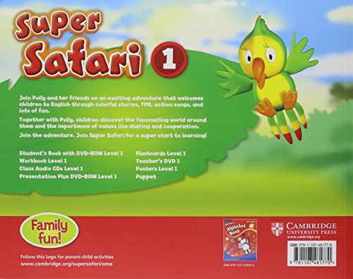 Super Safari American English Level 1 Student's Book with DVD-ROM (Super Minds)