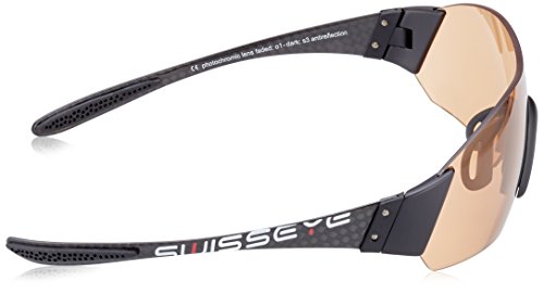 Swiss Eye Sport Gafas C de Shield S Plateado Black Carbon Talla:Talla única