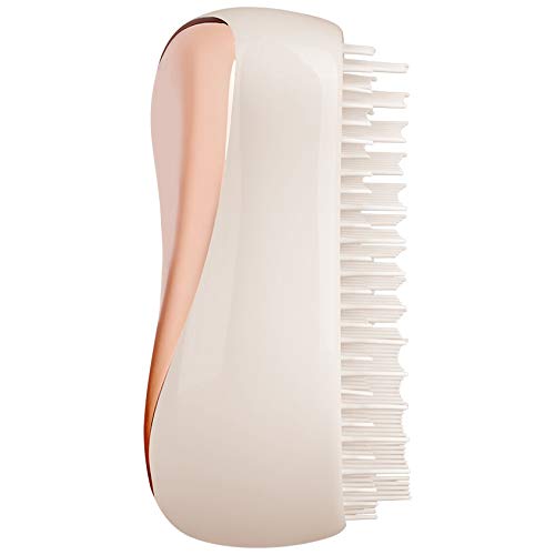 Tangle Teezer - Cepillo desenredante compacto Styler rosa dorado cream