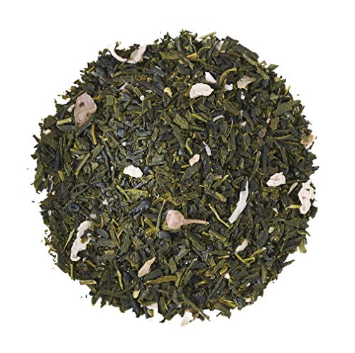 Té de hoja Sakura (de flor de cerezo) de CHILL TEA Tokyo - Té verde de hojas sueltas 100% japonés - Rico en nutrientes y antioxidantes - Delicioso sabor frutal y floral (100g)