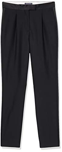 Tommy Hilfiger Nuna Tuxedo Pant Pantalones, Negro (Black Beauty 094), 36 para Mujer