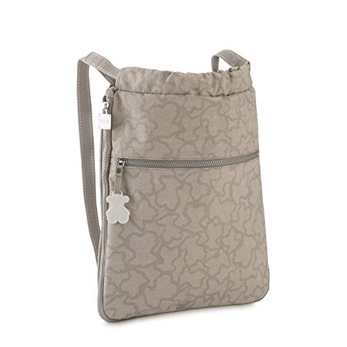 Tous Caine Kaos N, Bolso Mochila para Mujer, Gris (Piedra 295810276), 33x38x6 cm (W x H x L)