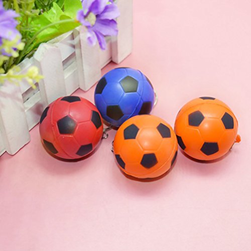 TOYMYTOY Llaveros de Futbol Regalos para Fiesta Color al Azar 24 Unidades