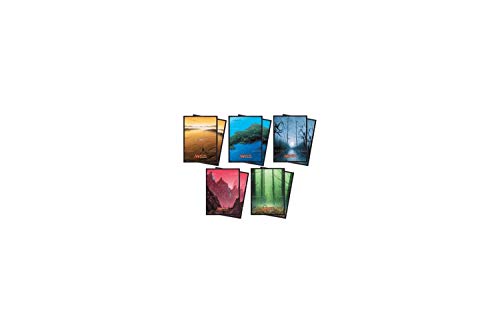 Ultra Pro Mana 5 Plains Standard Deck Protector Sleeves For Magic 80Ct, Color Ebene (E-86454)