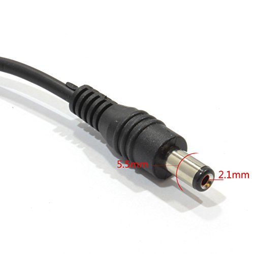 USB a DC Energía Cable - USB 2,0 para 2,1 mm x 5,5 mm 5V 2A 2000mA 1 m [1 metros/1m]