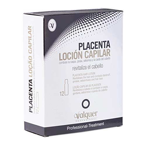 Válquer Placenta Loción Capilar - 12 Unidades x 15 ml.