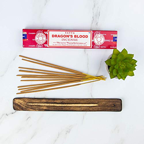 Varillas de incienso Satya Nag Champa, muchos aromas, 12 unidades de 15 g, DRAGON'S BLOOD