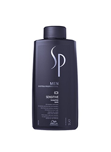 Wella SP Men Sensitive Shampoo Hombres Profesional Champú 1000 ml - Champues (Hombres, Profesional, Champú, Sensitive hair, 1000 ml, 1 pieza(s))