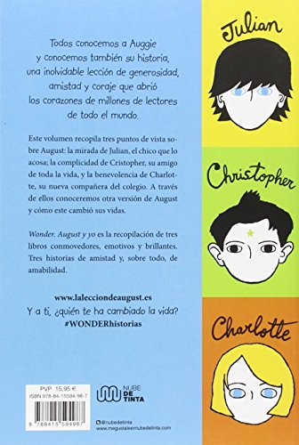 Wonder. August y yo: Tres historias de Wonder (Nube de Tinta)