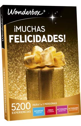 WONDERBOX Caja Regalo -¡Muchas FELICIDADES!- 5.200 Actividades para Dos Personas