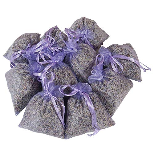 WOVELOT Envases de Lavanda 15 Paquetes | Desodorante Natural, Bolsita de Flores Secas, La Bolsita de Fragancia de Lavanda Más Alta Fragancia