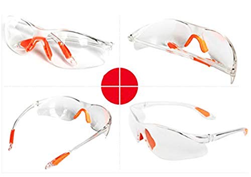 10Pack Gafas de Seguridad Transparentes,Gafas Protectoras,Gafas Proteccion Laboral Antivaho/Antipolvo/Antiarañazos,para niños Nerf Gun Battles y Lentes de Seguridad de Trabajo de Laboratorio