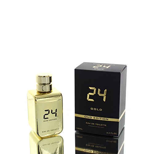 24 Gold Oud Edition by ScentStory Eau De Toilette Concentree Spray (Unisex) 3.4 oz / 100 ml (Men)