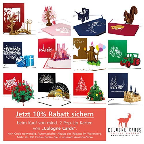 '3d pop up tarjeta"Viena – Rueda de la Fortuna – Viena Prater – Tarjeta de felicitación – Ciudades tarjeta como Austria Souvenir, regalo GG02, tarjeta de invitación & para Städter Eise