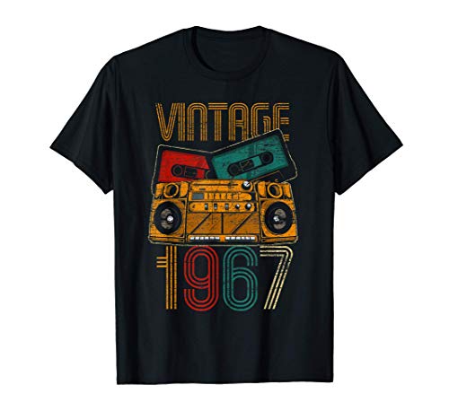 53 Cumpleaños Hombre Mujer 53 Años Vintage 1967 Camiseta