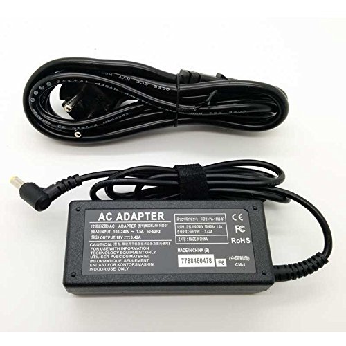 Adaptador Cargador Compatible con portátiles Packard Bell EasyNote (Modernos) con Punta 5.5mm*1.7mm 19v 3,42a o Inferior del listado Modelos