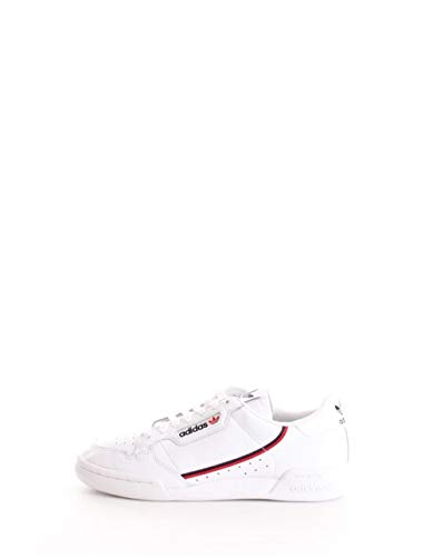 Adidas Continental 80, Zapatillas para Hombre, Blanco (FTWR White/Scarlet/Collegiate Navy FTWR White/Scarlet/Collegiate Navy), 44 EU