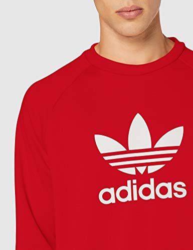 adidas Trefoil W Up Sudadera, Hombre, Lush Red, S