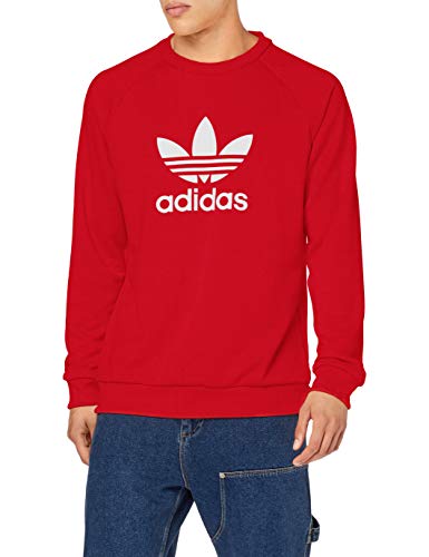 adidas Trefoil W Up Sudadera, Hombre, Lush Red, S