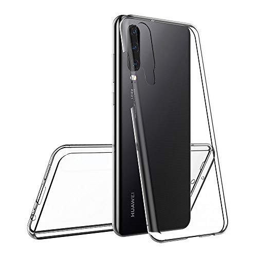 AICEK Funda Huawei P30, Transparente Silicona 360°Full Body Fundas para Huawei P30 Carcasa Silicona Funda Case (6,47 Pulgadas)