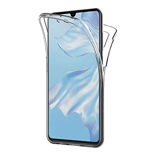 AICEK Funda Huawei P30, Transparente Silicona 360°Full Body Fundas para Huawei P30 Carcasa Silicona Funda Case (6,47 Pulgadas)