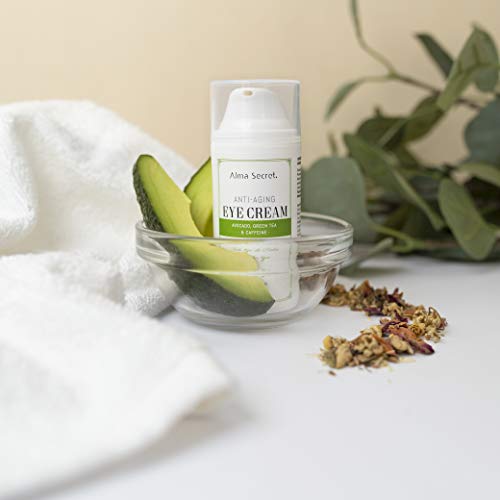 Alma Secret Contorno de Ojos Antiedad con Aguacate, Té Verde