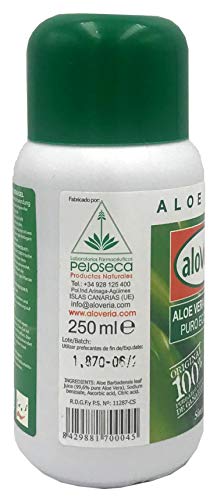 Aloveria Gel Aloe Vera Puro 99.6% 250ml - Aloe de Gran Canaria