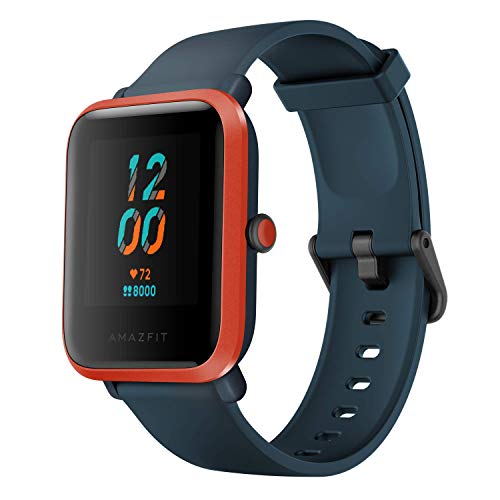 Amazfit Bip S Smartwatch 5ATM GPS GLONASS -Reloj Inteligente con Bluetooth y conectividad con Android e iOS - Version Global (Naranja)