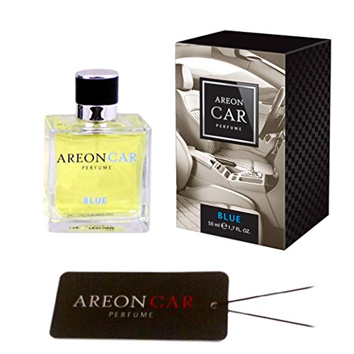 Ambientador Areon Lux Perfume línea azul 50 ml.