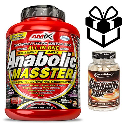 AMIX ANABOLIC MASTER (2.2KGS) + CARNITINE PRO - VAINILLA