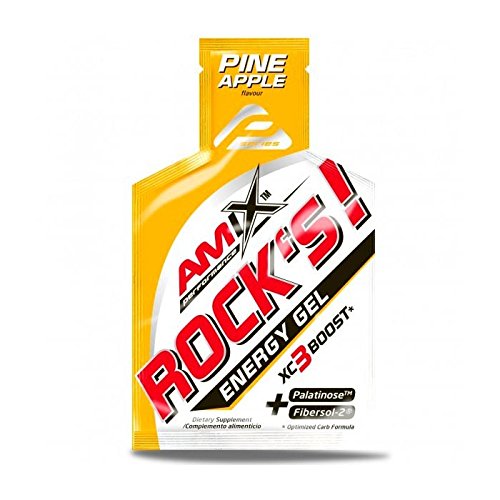 Amix Performance Energy Rock´s Gel Sin Cafeína - 20 geles x 32 gr - Sabor - Lima-Limón