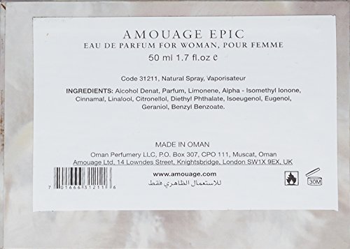 Amouage Epic Woman - Agua de perfume