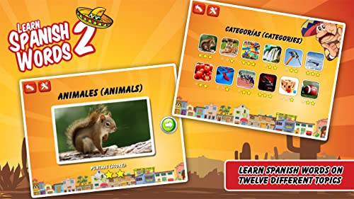 Aprenda Palabras en Español Gratis: Lecciones de juego de Vocabulario usando Tarjetas Flash