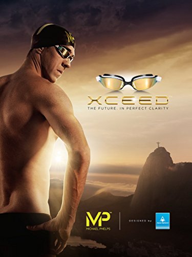 Aqua Sphere XCEED Gafas de natación, Unisex, Blanc y Azul, Talla única