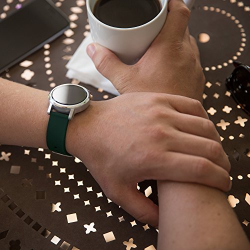 Archer Watch Straps | Repuesto de Correa Reloj de Silicona para Hombre y Mujer, Caucho Fácil de Abrochar para Relojes y Smartwatch | Verde Británico de Competición, 20mm