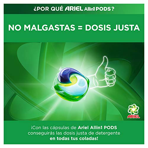 Ariel Allin1 Pods Original - Detergente en cápsulas para la lavadora, 114 lavados (3 x 38)