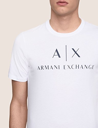 Armani Exchange 8nztcj Camiseta, Blanco (White 1100), X-Large para Hombre