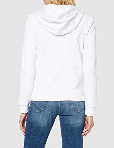 Armani Exchange Icon Project Hoodie Capucha, Blanco (Optic White 1000), X-Small para Mujer