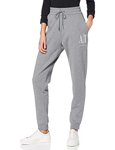 Armani Exchange Icon Project Jogger Pantalones de Deporte, Gris (Bc09 Grey 3930), 44 (Talla del Fabricante: Large) para Mujer