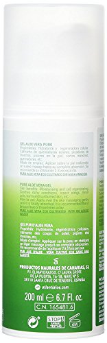 Atlantia Aloe Vera, Gel de Aloe Vera orgánico puro, sin aditivos ni conservantes, 200ml