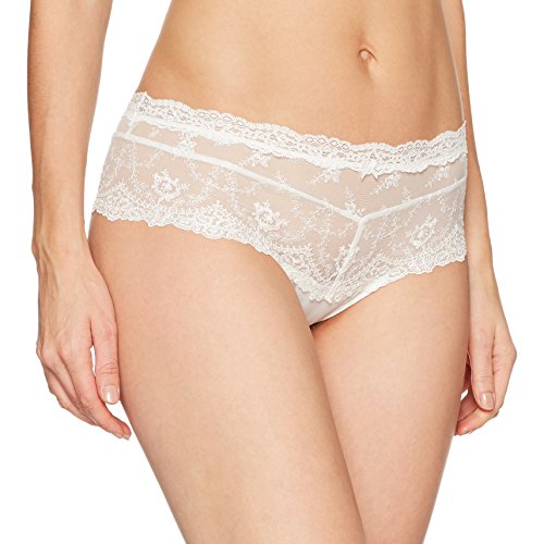 Aubade Belle D’ispahan Boxer, Blanco (Perle Perle), 42 (Talla del Fabricante: 4) para Mujer