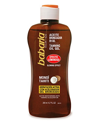 Babaria Aceite Bronceador Solar Gel Luminoso - 200 ml