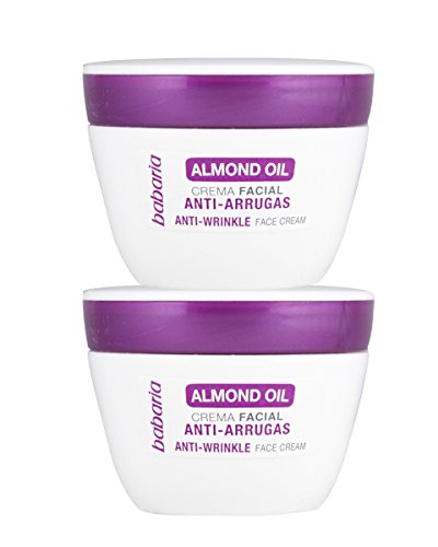 Babaria Crema Facial Antiarrugas con aceite de almendras - 2 Unidades