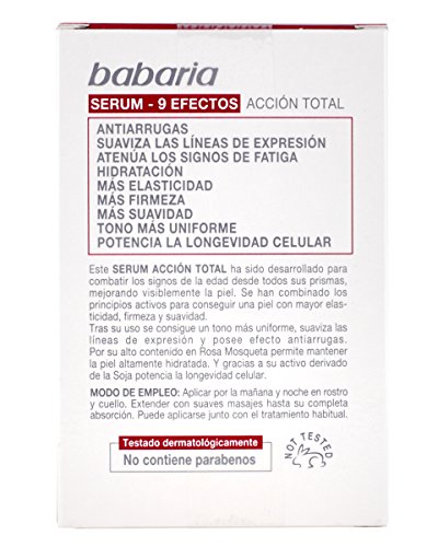 Babaria Serum Facial 9 Efectos Vital Skin Acción Total - 50 ml