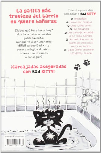 Bad kitty no quiere bañarse (PEQUES)